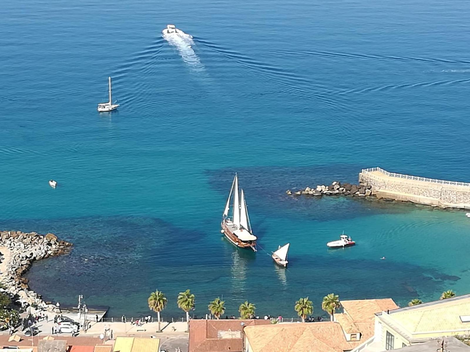 شقة La Terrazza Sul Mare بيتسو المظهر الخارجي الصورة